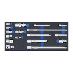 BGS Technic Ratchet Extension 17pcs