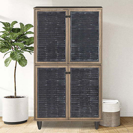 Holz Schuhorganisator Ronan 70,5x35x122cm 249-000016