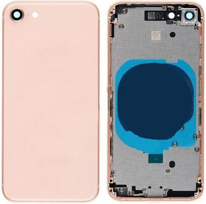 Καπάκι Μπαταρίας Lens Ροζ Χρυσό για iPhone 8