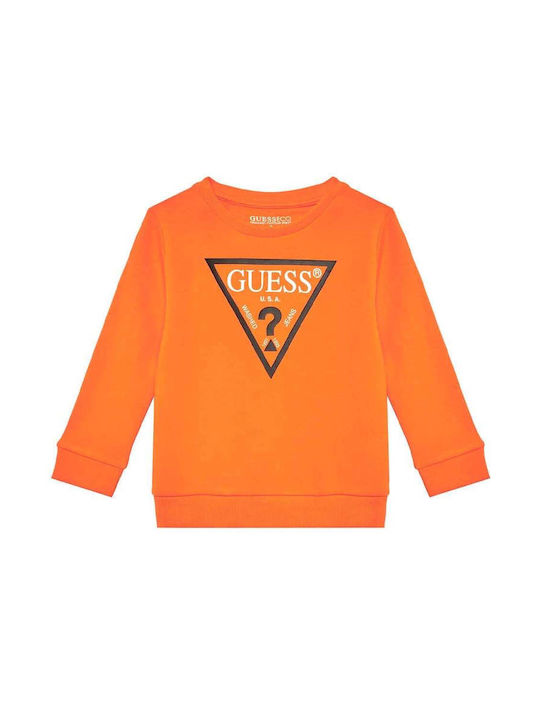 Guess Kinder Sweatshirt Orange Ls