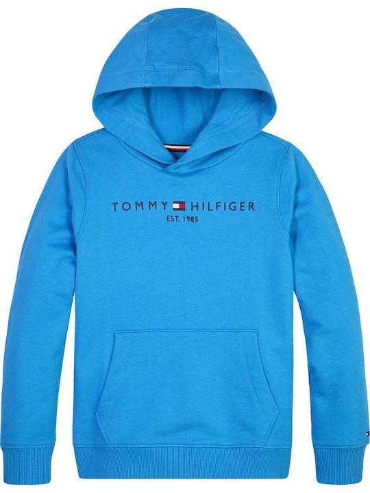 Tommy Hilfiger Kids Sweatshirt with Hood Blue E...