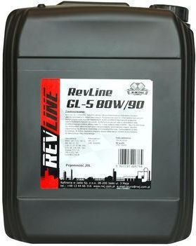 Revline Βαλβολίνη Αυτοκινήτου για Διαφορικό 80W-90 20lt