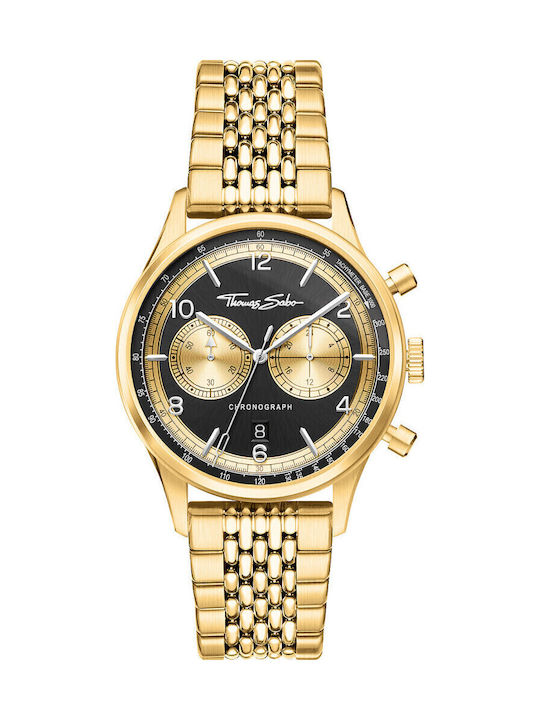 Thomas Sabo Rebel Ανδρικό Ρολόι 40mm Χρονογράφο...