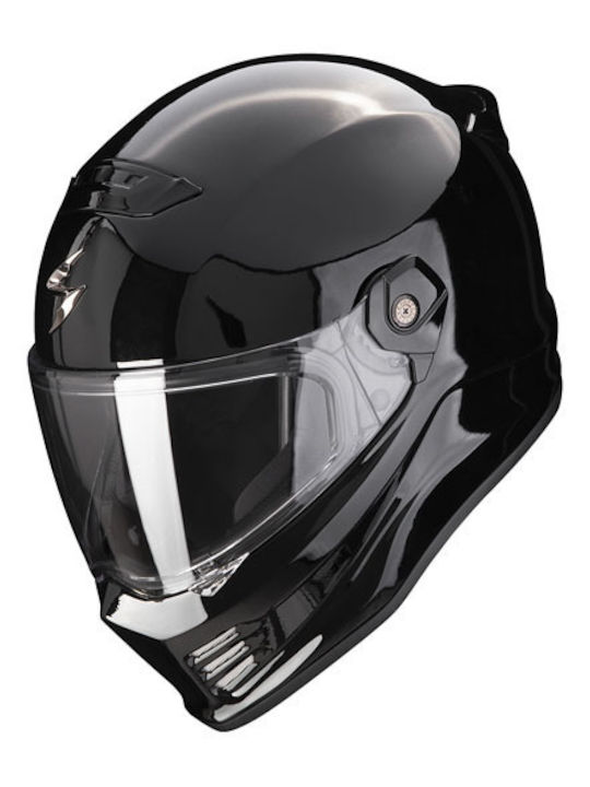 Scorpion Solid Black Κράνος Μηχανής Full Face ECE 22.06