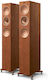 Kef R5 Meta Ζεύγος Ηχείων Hi-Fi Δαπέδου 200W 3 Δρόμων Π17.5xΒ34.35xΥ102.5εκ. Καρυδιά