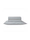 Kentia Essential Pillowcase Set with Envelope Cover 19 Light Grey 50x70cm.