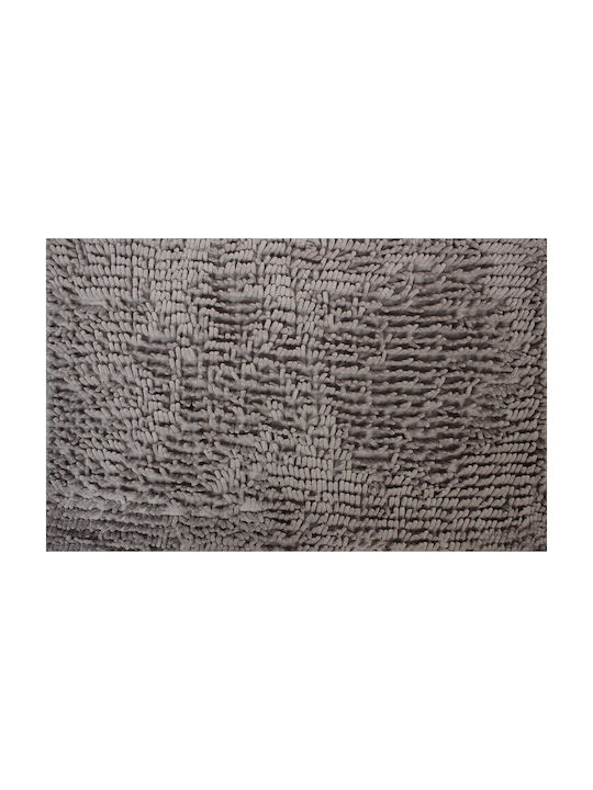 Keskor Badematte Mikrofaser Rechteckig 53174-2 Gray 60x40cm