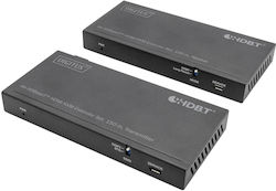 Digitus Extender 4K HDBaseT HDMI Set USB 2.0 150m KVM & Data Switch
