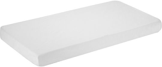 Interbaby Fitted White Baby Sheets 70x140cm