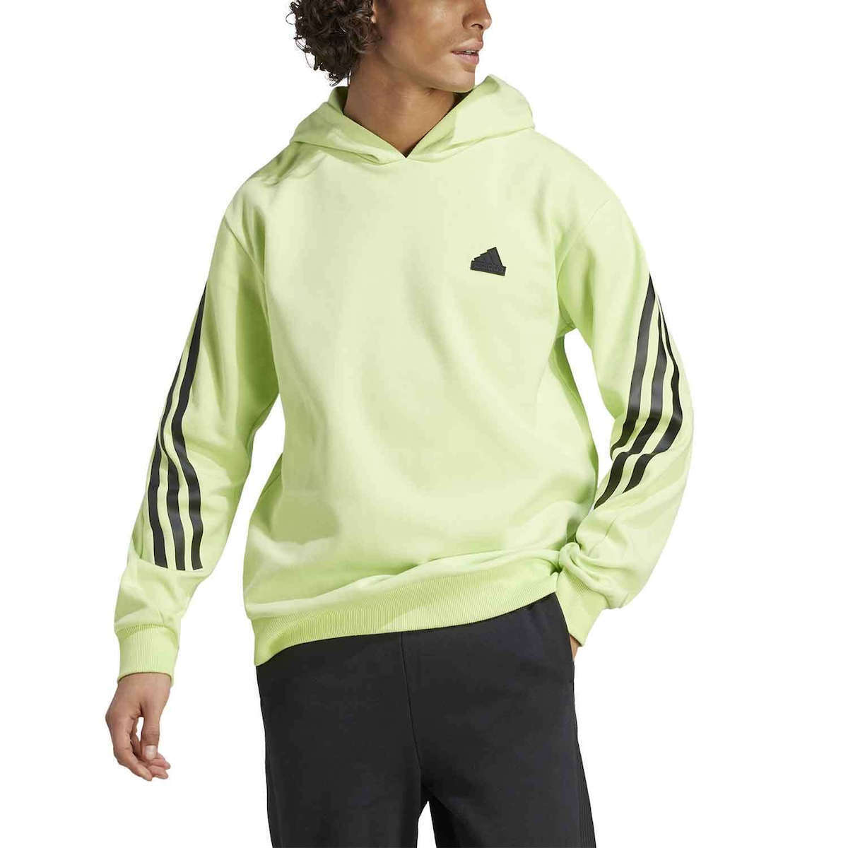 adidas Future Icons 3-stripes Hanorac cu Glugă Verde IJ8866
