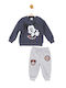 Mickey Mouse Παιδικό Σετ Φόρμας Γκρι 2τμχ