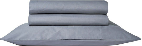 Kentia Cearșaf King Size 270x270cm. Essential Gri (#80808080)