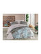 Mardim Sheet for Single Bed with Elastic 110x200+30cm. Multicolour