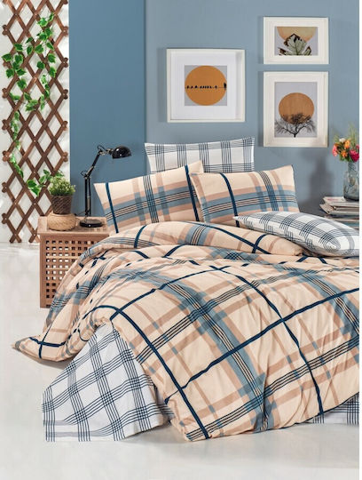 Mardim Чаршаф King Size с Ластик 180x200+30см. Многоцветен