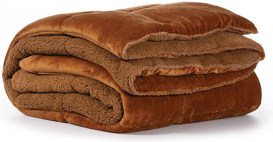 Nef-Nef Homeware Duvet Cover Single 160x220cm Singular Camel