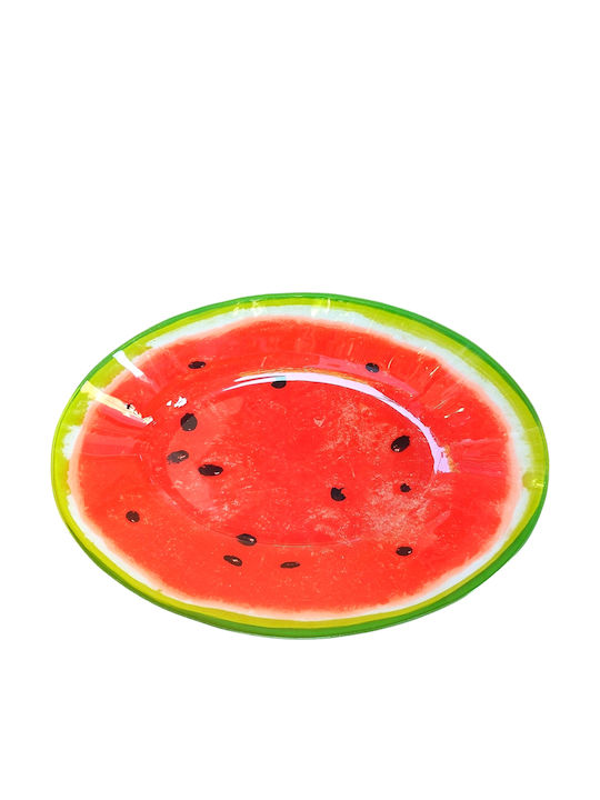 Serving Platter Red with Diameter 26cm