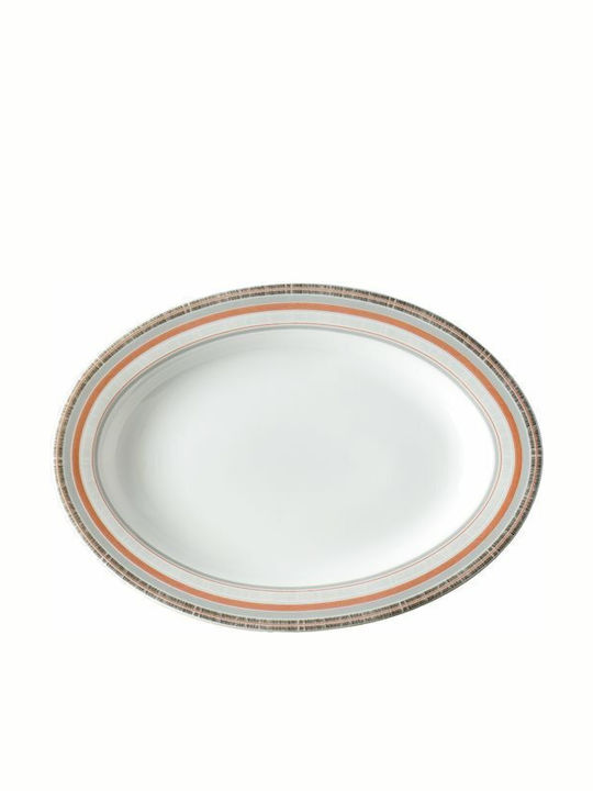 Van Kottler Serving Platter Oval made of Porcelain White