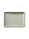 Kutahya Porselen Serving Platter Rectangular made of Porcelain Green 30x22cm