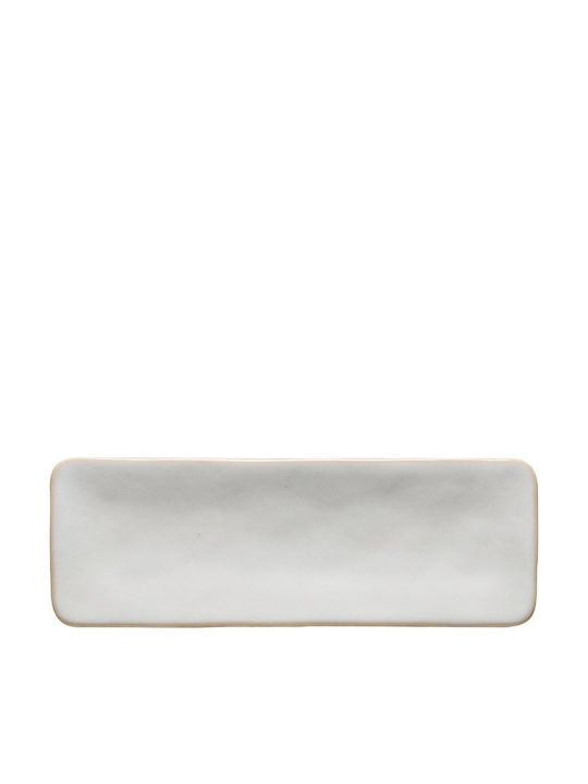Costa Nova Serving Platter Rectangular made of Porcelain White 28x9.6cm