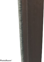 Zugluftstopper Leiste Tür mit Bürste in Braun Farbe 0.95m