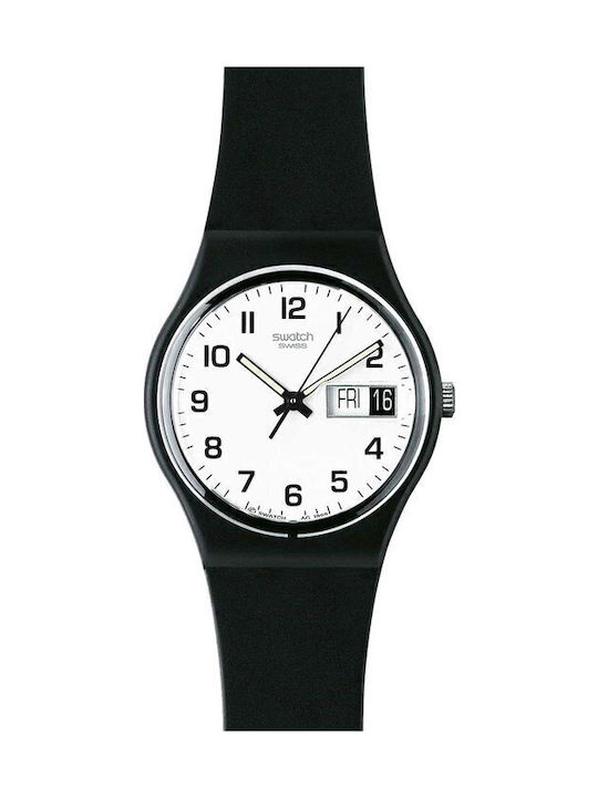 Swatch Once Again Ρολόι Μπαταρίας με Καουτσούκ Λουράκι Swatch Once Again Ρολόι Μπαταρίας με Καουτσούκ Λουράκι