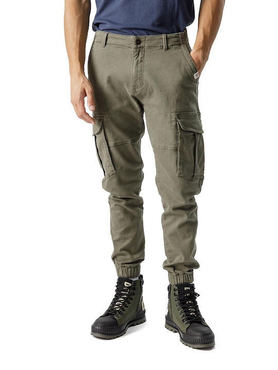 Devergo Pantaloni pentru bărbați Cargo Verde