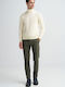 Trousers Elastic Khaki