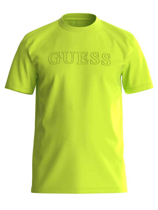 Guess Ανδρικό T-shirt Κοντομάνικο Πράσινο