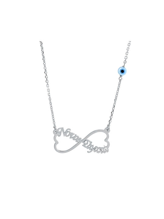 Ioannou24 Necklace Infinity from Silver