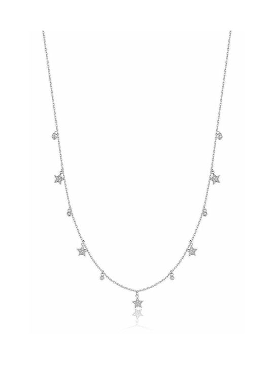 Melitea Gioielli Halskette mit Design Stern aus Silber