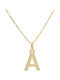 Ortaxidis Monogram "A" from Gold 14K