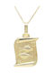 Ortaxidis Zodiac Sign Pisces from Gold 14K