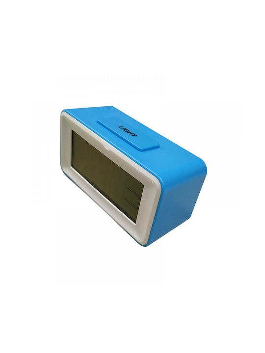 Digitaler Tischuhr mit Wecker Blau 662343_BL