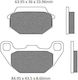 Tobaki Motorcycle Brake Pads Front for Kymco Agility / People