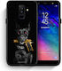 Smartfits Gun Задна корица Черен (Galaxy A6+ 2018)