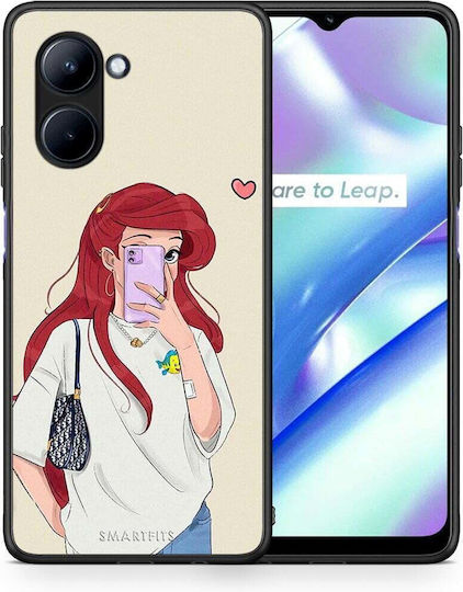 Smartfits Mermaid Back Cover Λευκό (Realme C33)