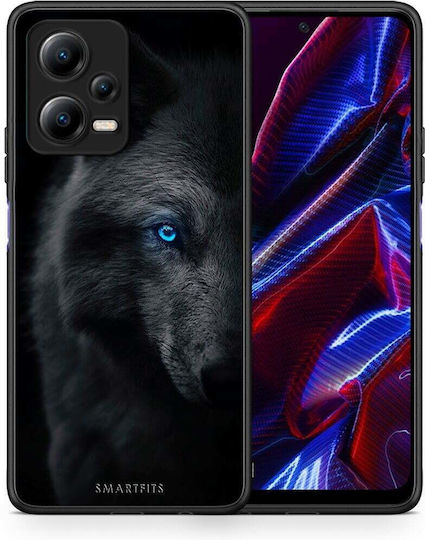 Smartfits Dark Wolf Задна корица Черен (Poco X5)