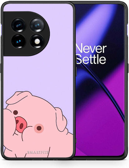 Smartfits Pig Love 2 Back Cover Light Blue (OnePlus 11)