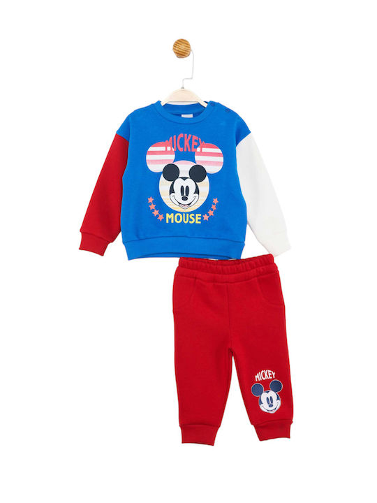 Disney Kids Sweatpants Set Blue 2pcs Mickey