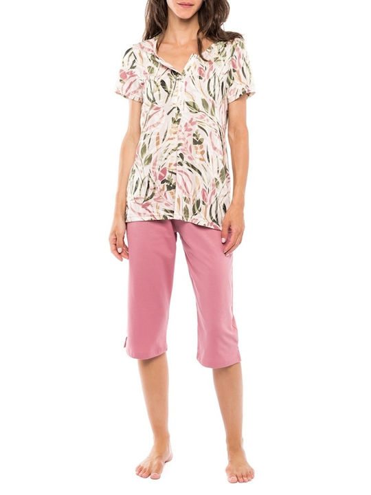 Pink Label Winter Damen Pyjama-Set