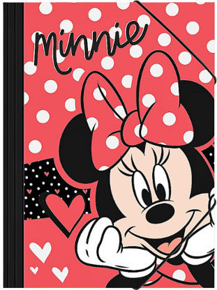 Disney Folder with Rubber Band and Ears for Paper A4 Red Minnie