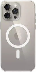 Apple Silicone Case with MagSafe Umschlag Rückseite Kunststoff Transparent (iPhone 15 Pro Max)