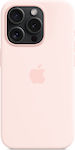 Apple Coperta din spate Silicon Roz (iPhone 15 Pro)