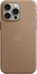 Apple Finewoven Back Cover Υφασμάτινο Καφέ (iPhone 15 Pro Max)