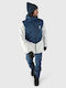 Huygens Herren-Sweatpants mit Gummizug Blau