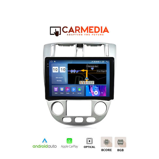 Sistem Audio Auto pentru Chevrolet Lacetti 2005> (Bluetooth/USB/WiFi/GPS/Apple-Carplay/Android-Auto) cu Ecran Tactil 9.5"
