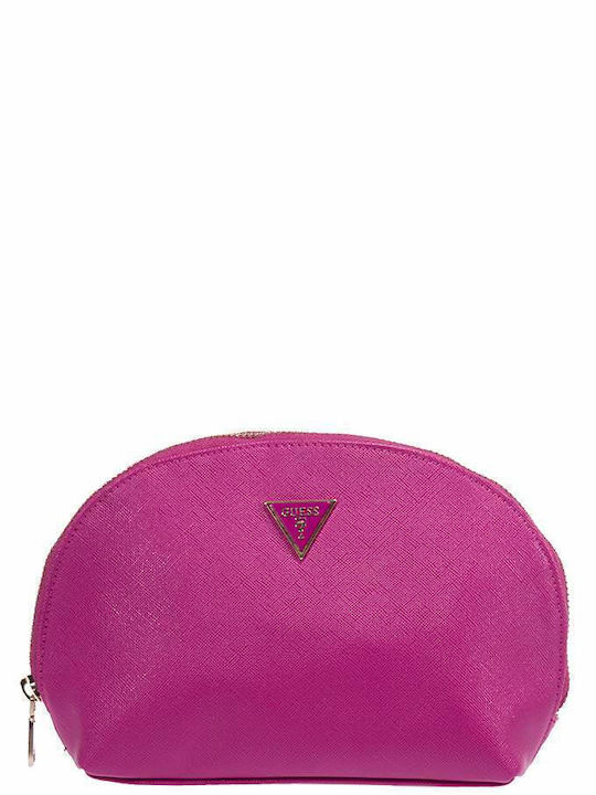 Guess Toiletry Bag Dome in Fuchsia color