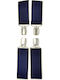 Hosenträger Monochrom Marineblau
