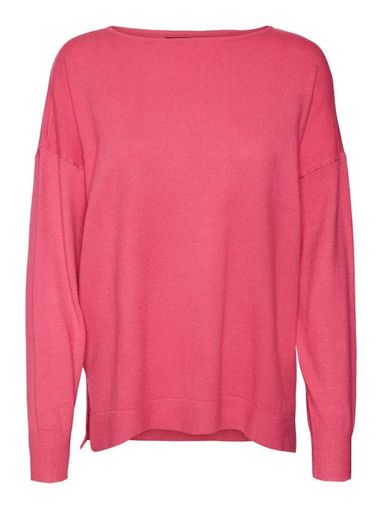 Vero Moda Women's Long Sleeve Sweater Fuchsia