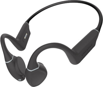 Creative Outlier Free+ Bone Conduction Bluetooth Handsfree Ακουστικά με Αντοχή στον Ιδρώτα Μαύρα